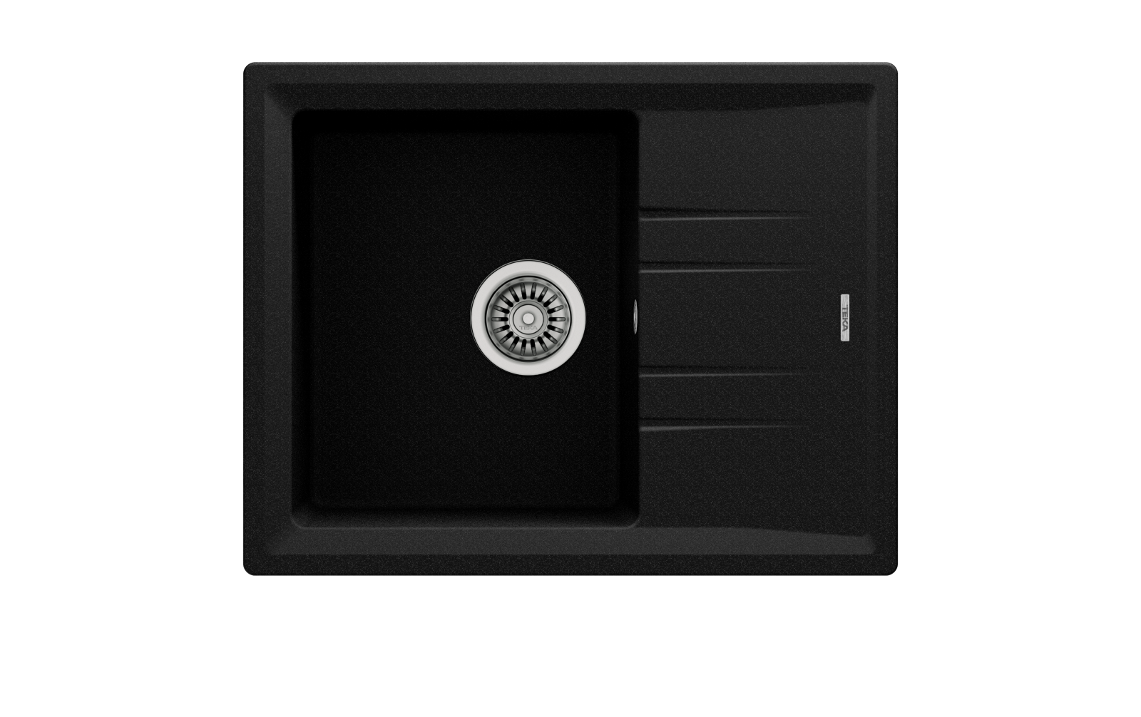 Chiuvetă Tegranite+, 1 cuvă și 1 picurător, instalare Inset - Teka Stone 45 S-TG 1B 1D 3