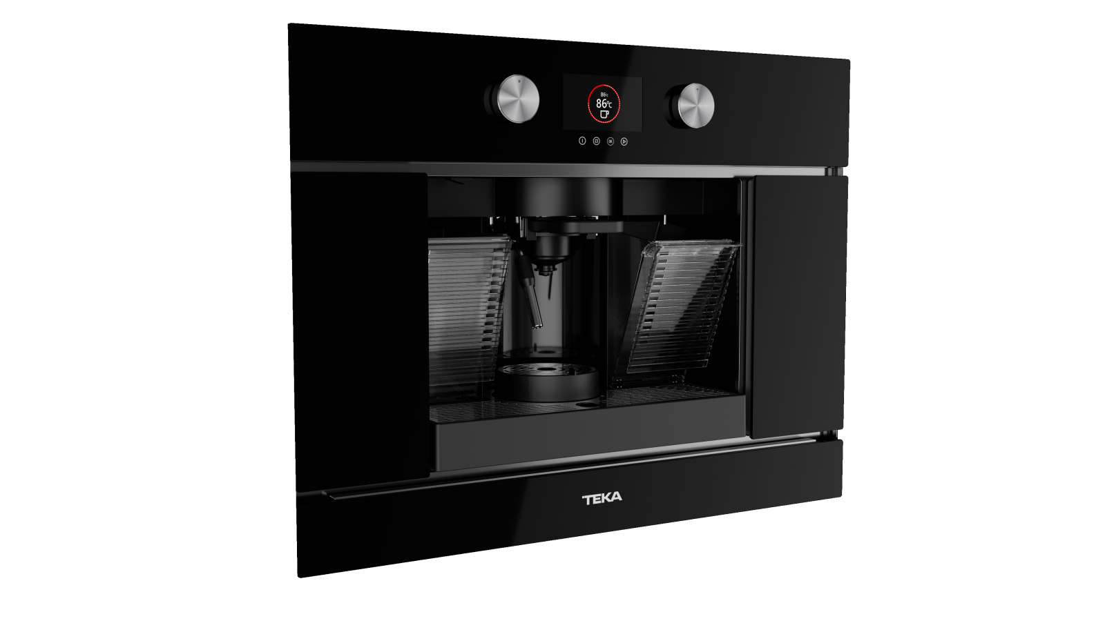 Automat espresso încorporabil pentru capsule şi cafea măcinată, cu panou de control electronic cu afișaj TFT şi presiune pompă de 19 bar - Teka CLC 8350 MC 3