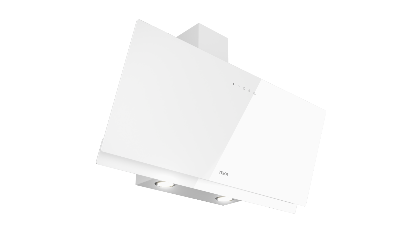 Hotă şemineu, design vertical, cu Sistem de extracţie perimetrală, 90 cm - Teka DVN 94030 WH 4