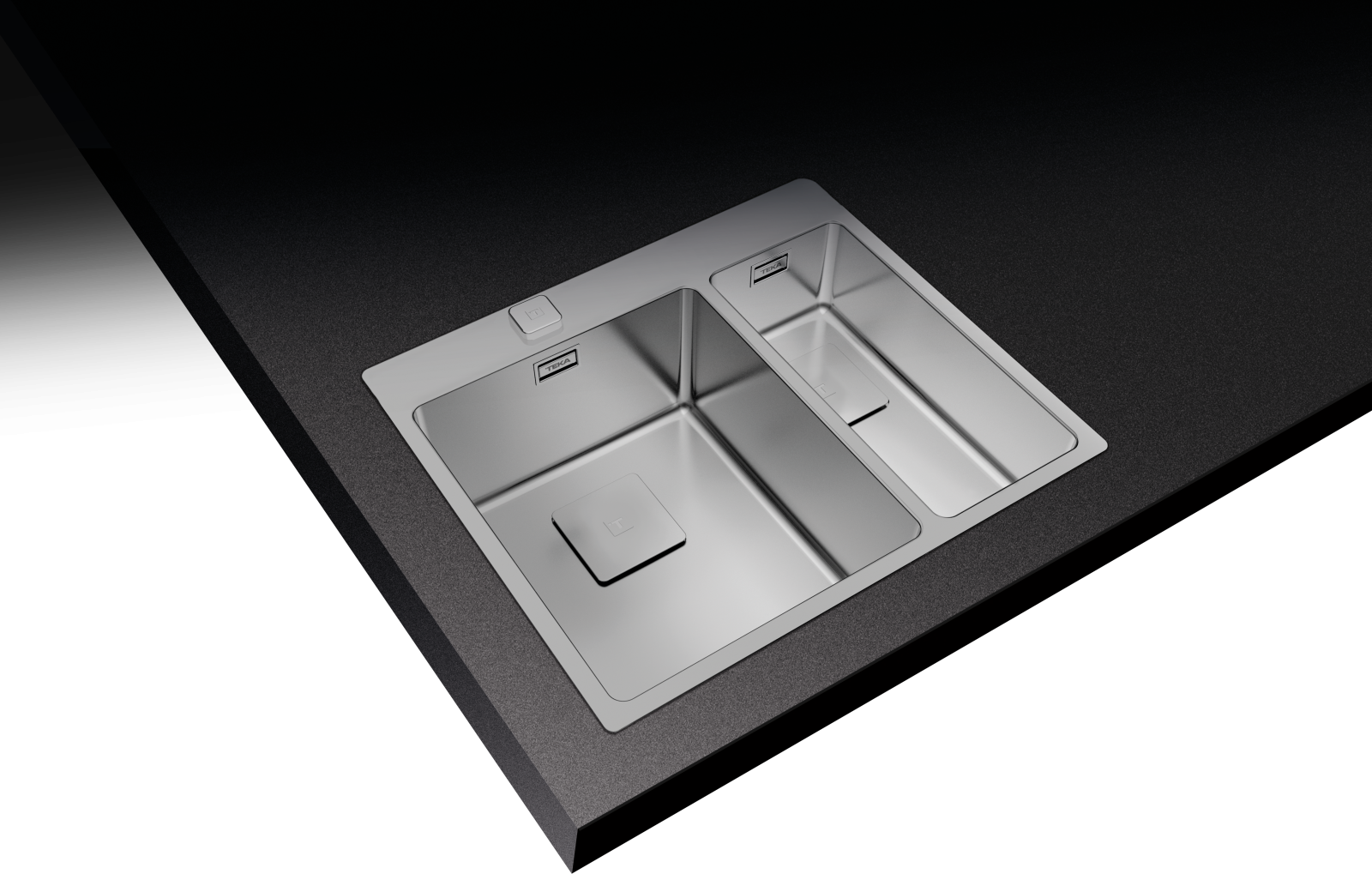 Chiuvetă "PureLine” din inox, 2 cuve, instalare Top & Flush - Teka ForLinea RS15 2B 580 AUTO 9
