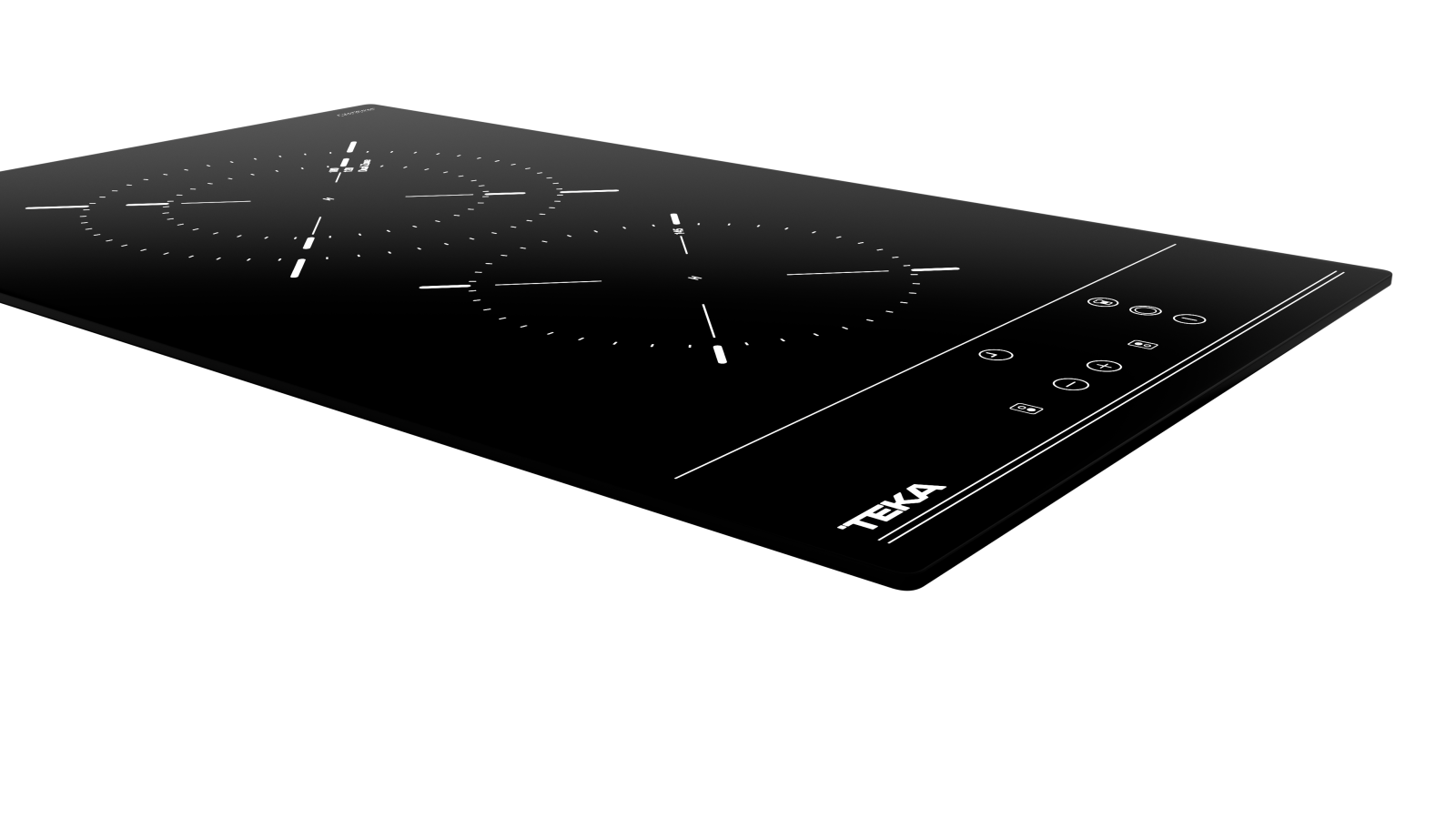 Plită Domino vitroceramică cu Touch control, 30 cm - Teka TZC 32320 BK TTC 8
