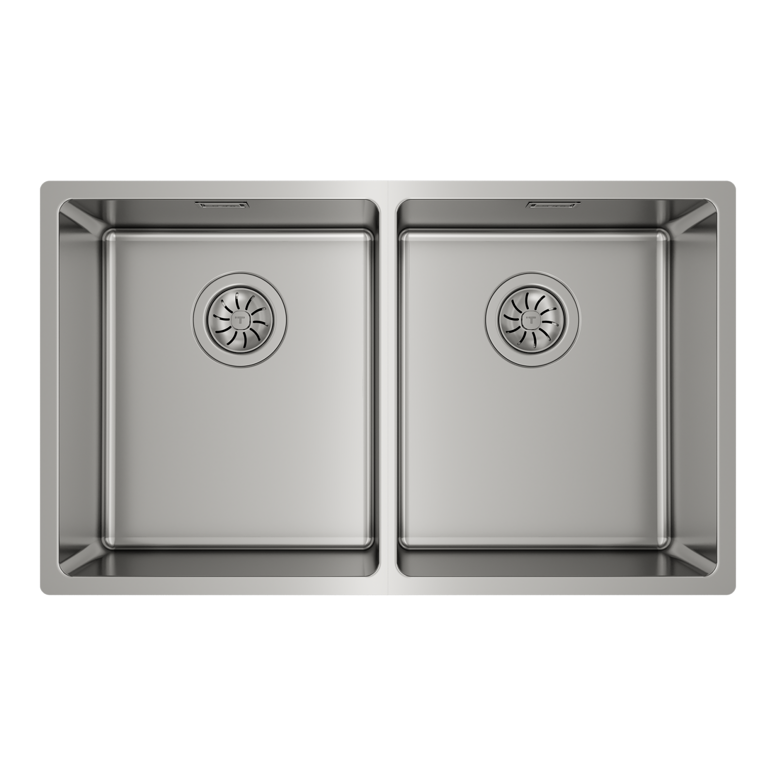 Chiuvetă "PureLine” din inox, 2 cuve, instalare Undermount - Teka Be Linea RS15 2B 740 2