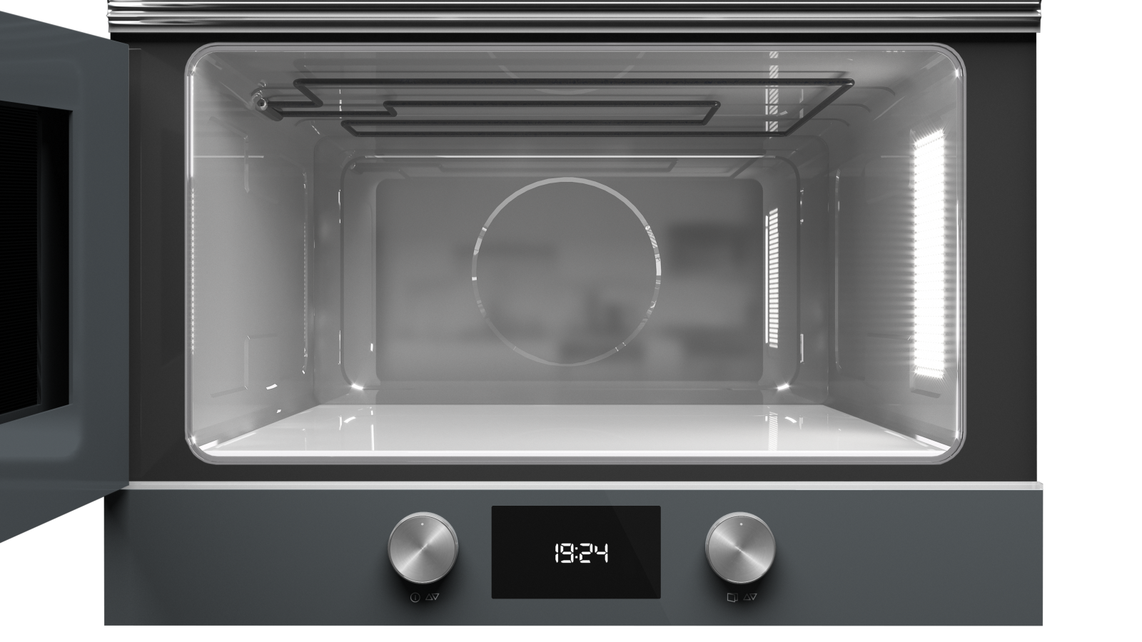 Cuptor cu microunde încorporabil, cu baza ceramică + grill, capacitate 22l - Teka ML 8220 BIS L 10