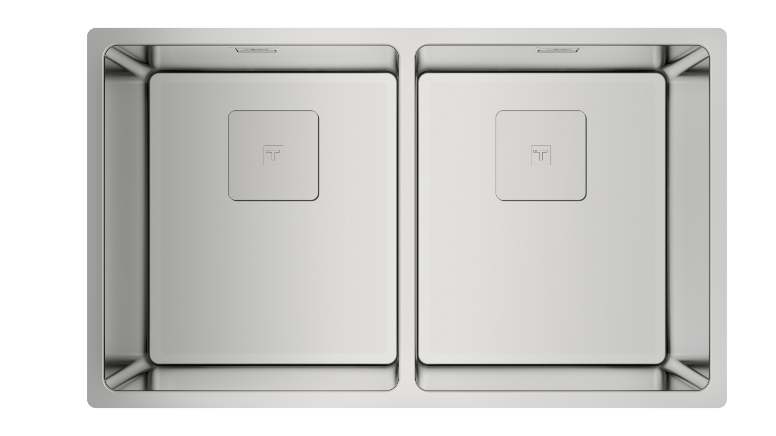 Chiuvetă "PureLine” din inox, 2 cuve, instalare Undermount, Top & Flush - Teka FlexLinea RS15 2B 740 3