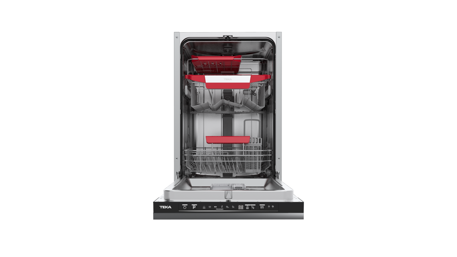 Mașină de spălat vase complet încorporabilă , 45 cm, capacitate de 10 seturi  si panou de control electronic - Teka DFI 44800 4