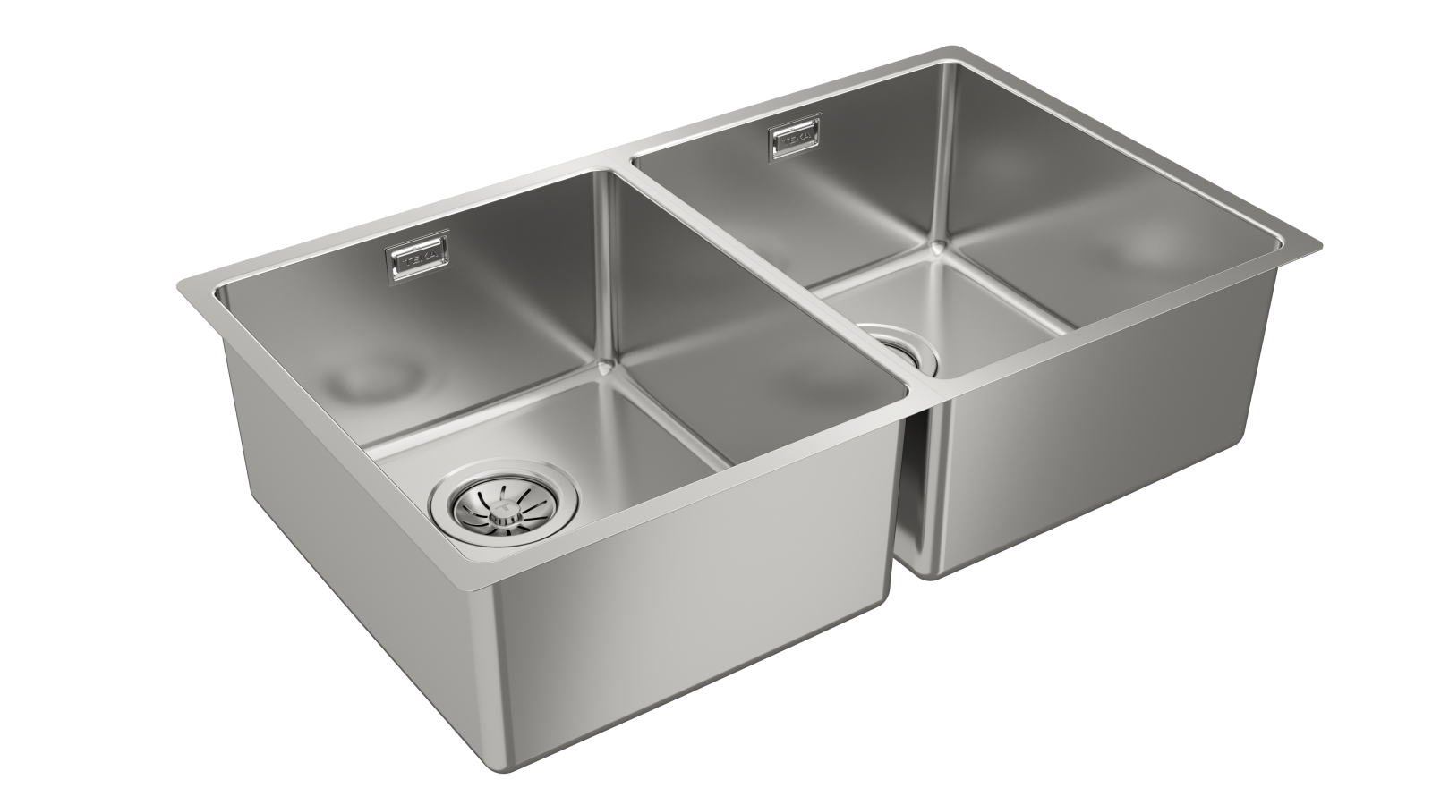 Chiuvetă "PureLine” din inox, 2 cuve, instalare Undermount - Teka Be Linea RS15 2B 740 6