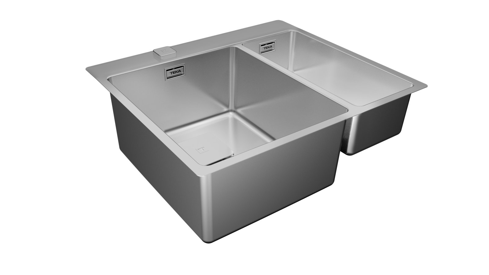 Chiuvetă "PureLine” din inox, 2 cuve, instalare Top & Flush - Teka ForLinea RS15 2B 580 AUTO 8