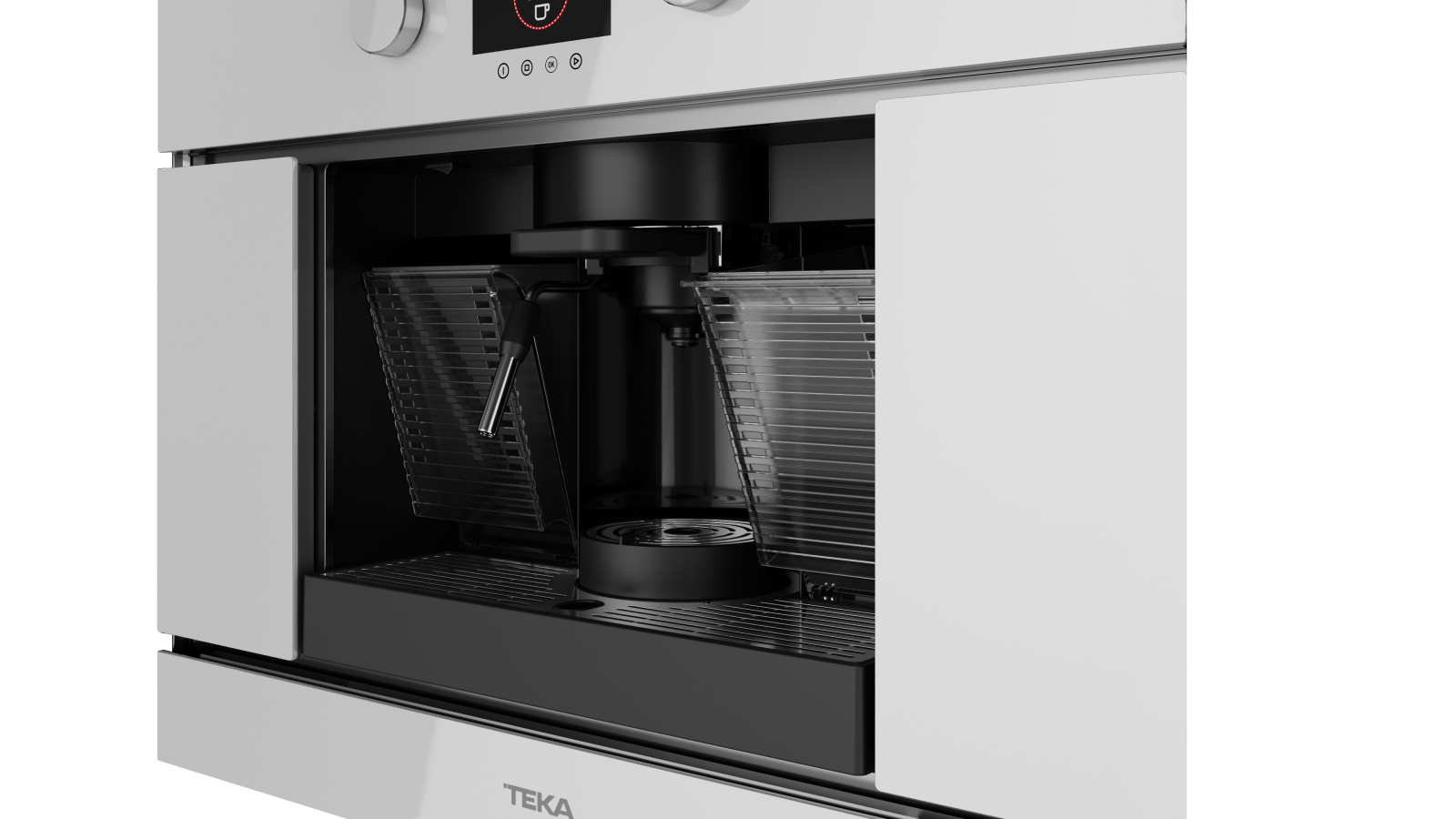 Colectia Urban Colors. Automat espresso încorporabil pentru capsule si cafea macinata - Teka CLC 8350 MC WH 4