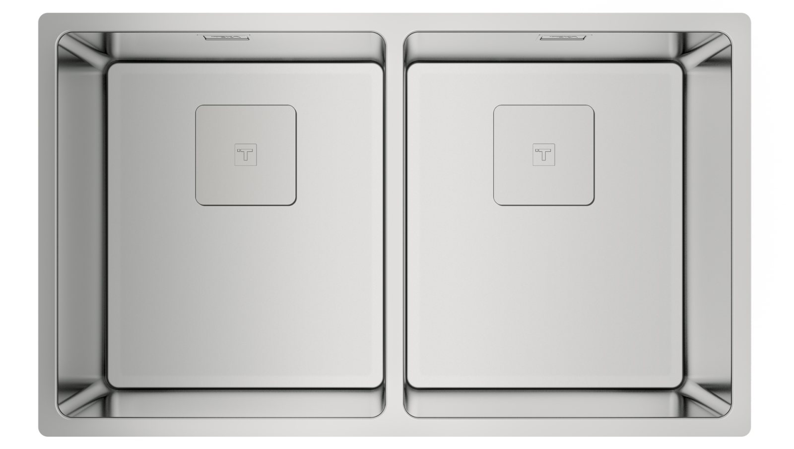 Chiuvetă "PureLine” din inox, 2 cuve, instalare Undermount, Top & Flush - Teka FlexLinea RS15 2B 740 2