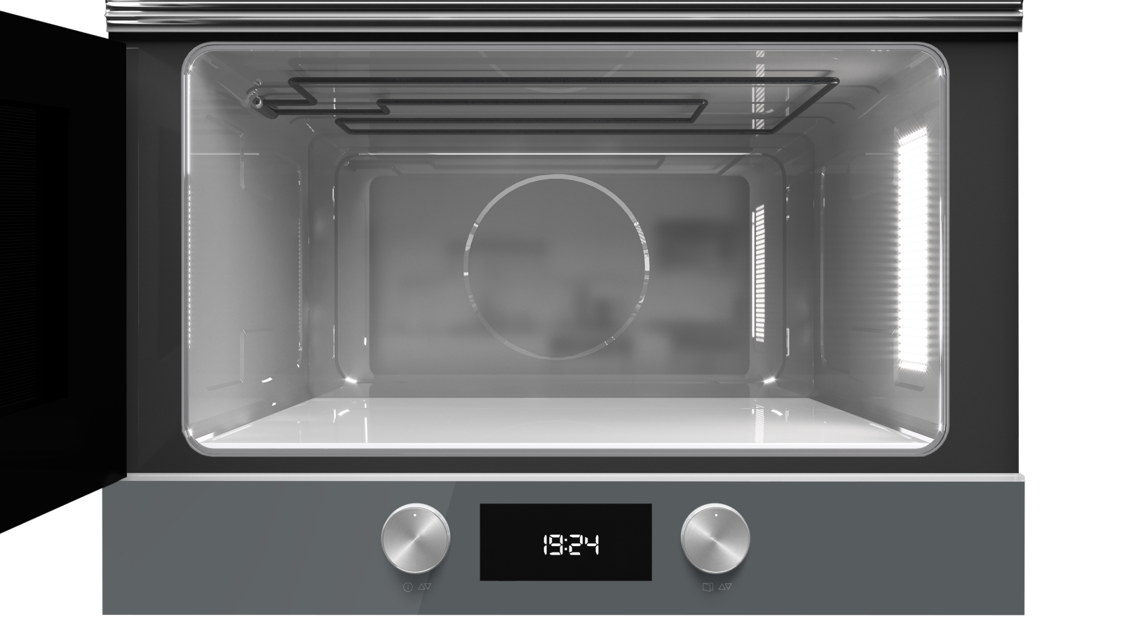 Cuptor cu microunde încorporabil, cu baza ceramică + grill, capacitate 22l - Teka ML 8220 BIS L 9