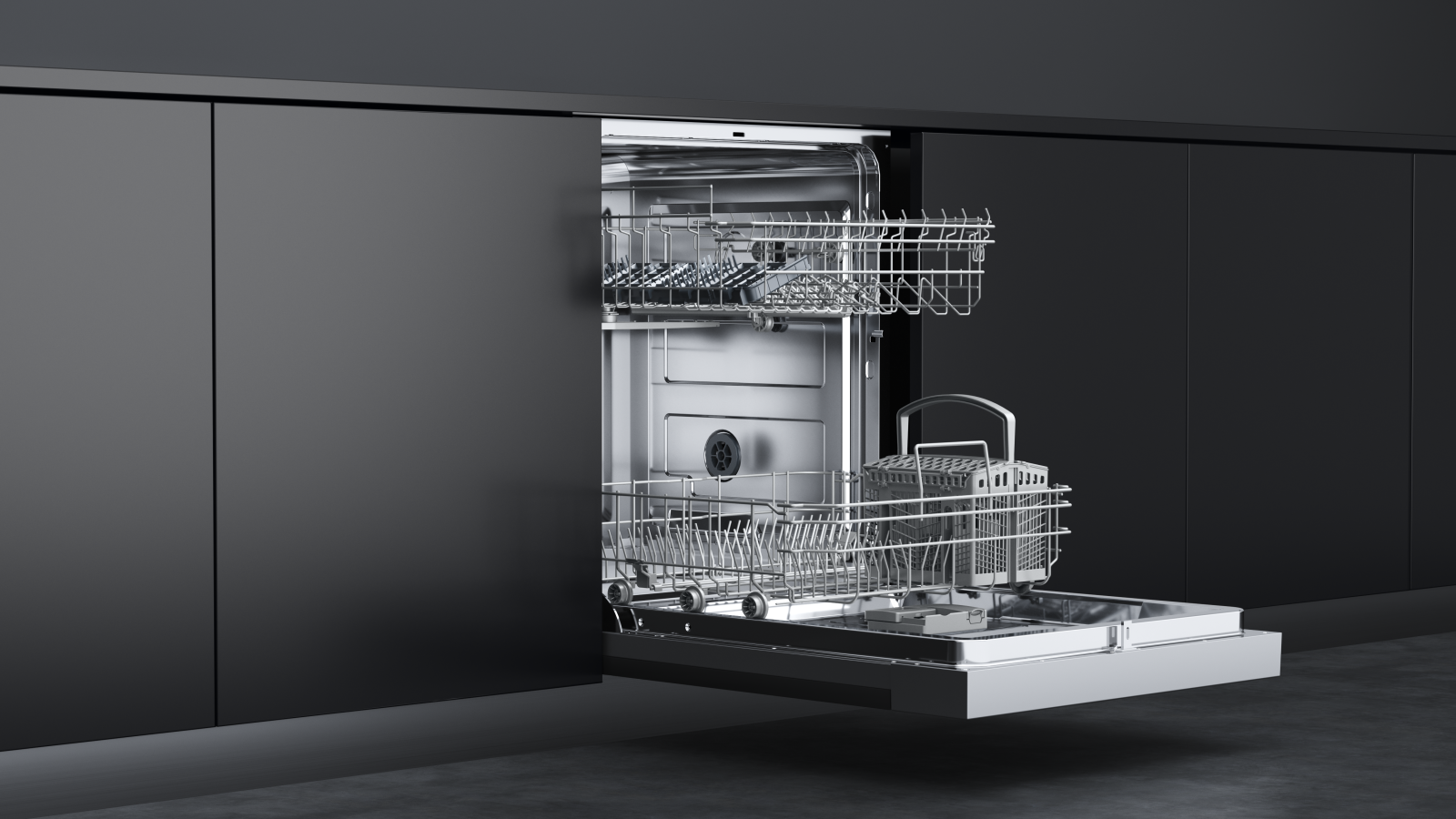 Mașină de spălat vase partial încorporabilă, capacitate 13 seturi şi 7 programe de spălare - Teka DSI 46750 13