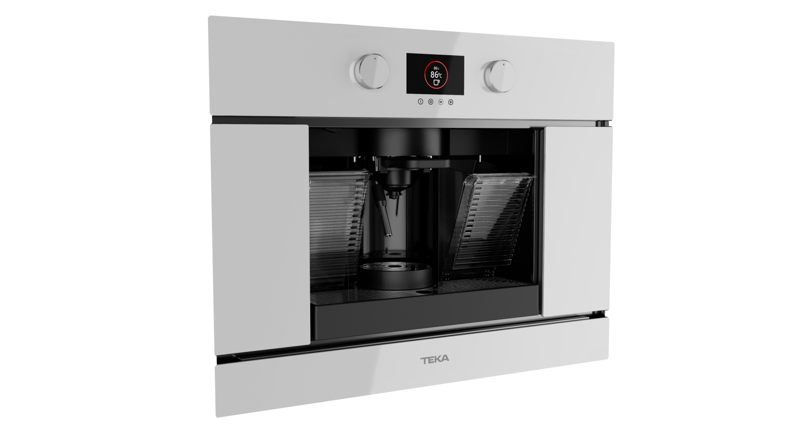 Colectia Urban Colors. Automat espresso încorporabil pentru capsule si cafea macinata - Teka CLC 8350 MC WH 3